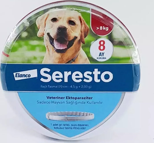 Seresto Tasma PireKene 70cm8 Kg.Orta-Büyük Irk köpek.SKT2027